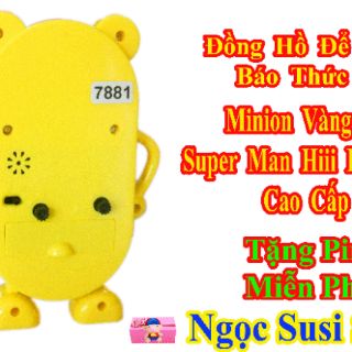 Đồng hồ báo thức Minion