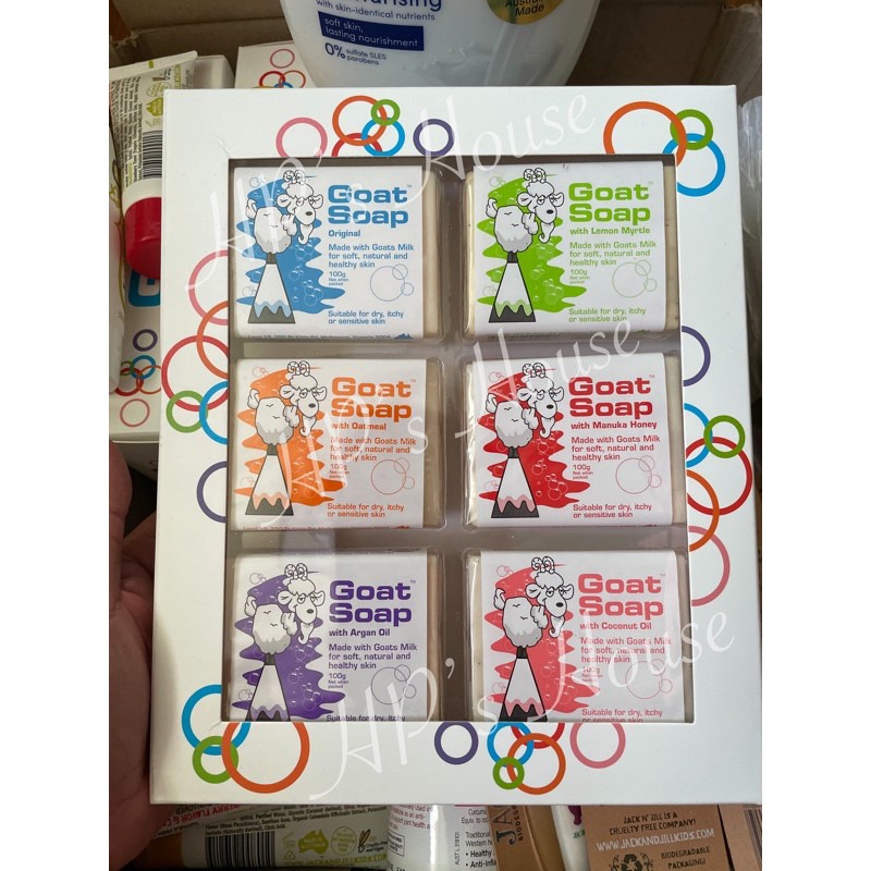 Xà bông tắm GOAT SOAP - lốc 6 cục 100g | BigBuy360 - bigbuy360.vn