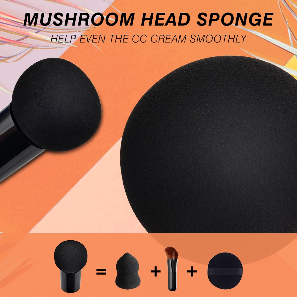 (Hàng Mới Về) Kem Nền Bb Air Cushion Hailicare Dưỡng Ẩm Làm Sáng Da Tự Nhiên Kèm Mút Trang Điểm Hình Nấm | BigBuy360 - bigbuy360.vn