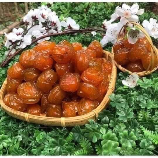 Mận dẻo cay  hộp 500g date 12 tháng.