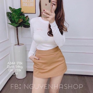 Áo Body Tay dài ( thun gân )