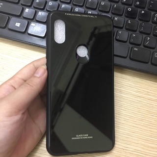 Ốp lưng mặt kính cường lực cho xiaomi redmi note 6 pro