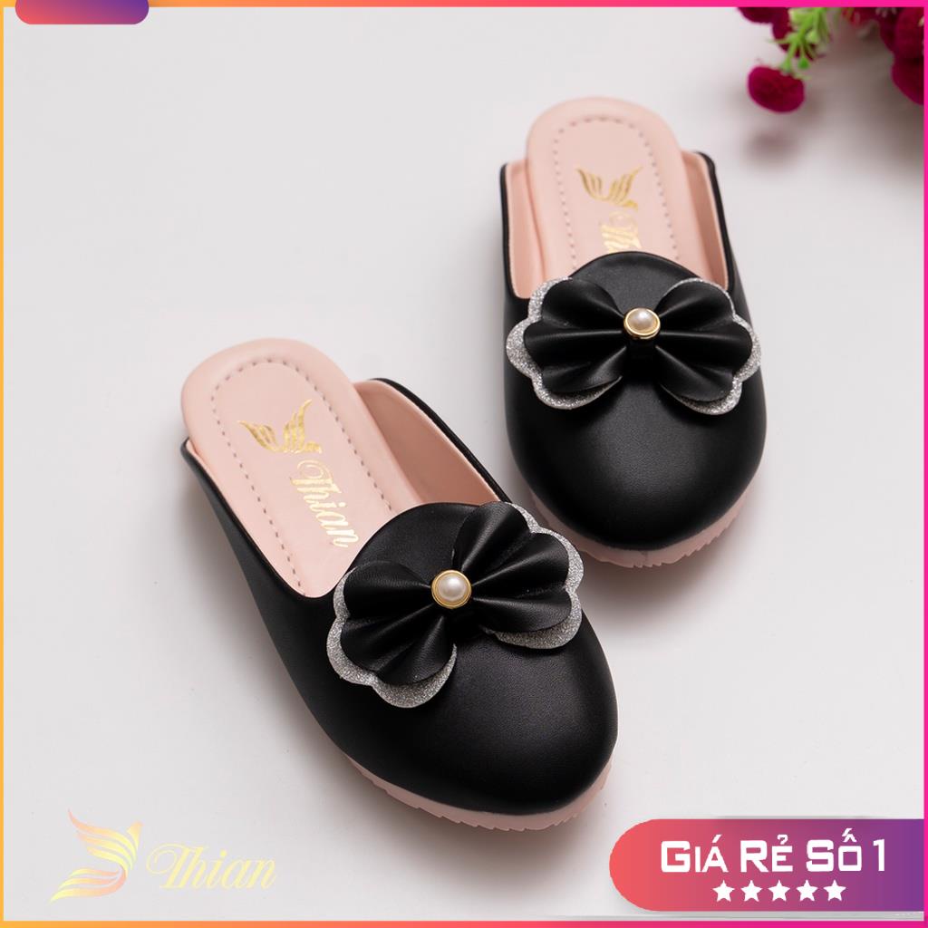 Sục bé gái - Dép sục hoa đinh đá thời trang xinh xinh cho bé từ 3 tới 15 tuổi - Hàng VNXK