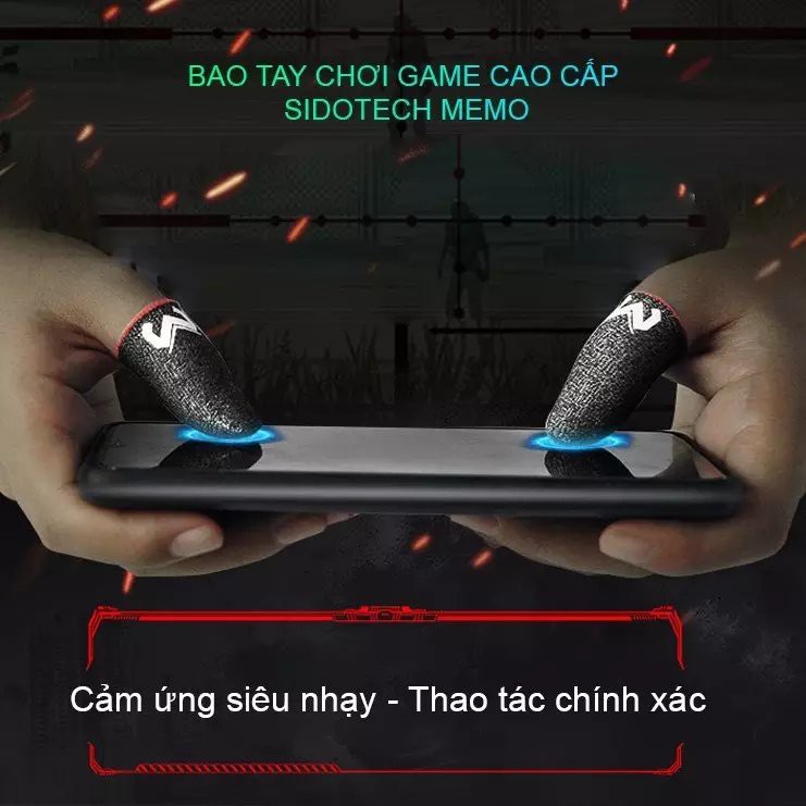 Bộ 2 Găng tay chơi game Memo HL03 sợi bạc cảm ứng chống mồ hôi cho tốc chiến, Pubg, FOG GT03 | BigBuy360 - bigbuy360.vn