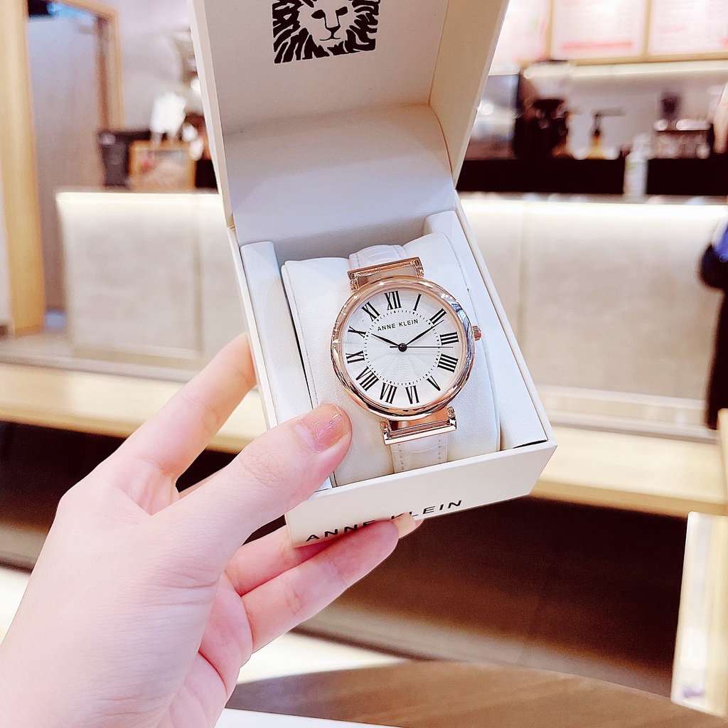 Đồng Hồ Nữ Anne Klein mặt trắng Vintage