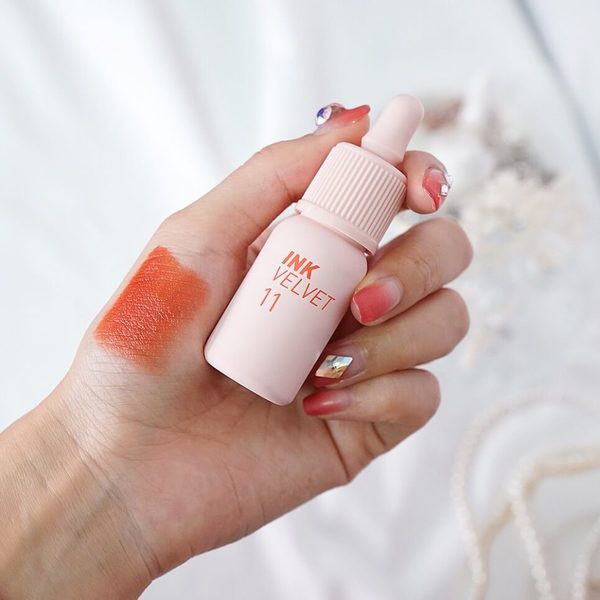 Cam kết chuẩn Auth Son Kem Ink Peripera Velvet 14 màu cam.