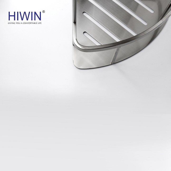 Kệ góc nhà tắm inox 2 tầng inox 304 HIWIN Y-217