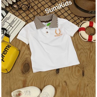 Áo thun polo có cổ bé trai Sumikids