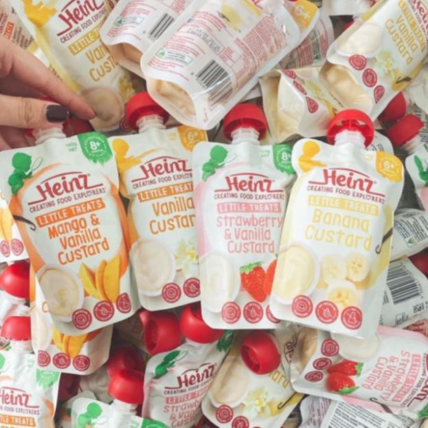 [CHÍNH HÃNG] Váng Sữa /Hoa Quả Nghiền Heinz Úc Cho Bé| Date Mới