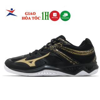 Giày cầu lông Mizuno Thunder Blade V1GA197052 mẫu mới, màu đen dành cho nam đủ size