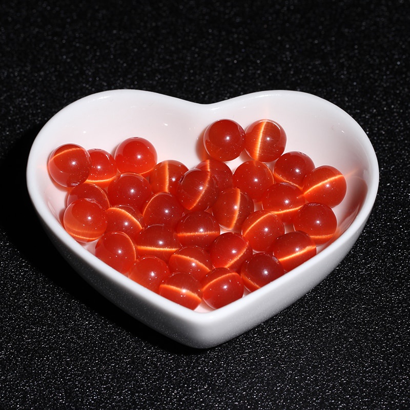 Chuỗi Hạt Tròn Màu Trắng/Xanh Dương Tự Nhiên Kích Thước 6/8/10mm Chất Lượng Cao Dùng Làm Trang Sức Thủ Công 15 Inch