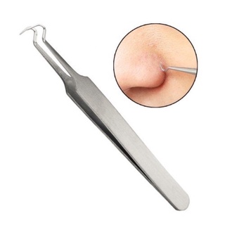 NHÍP GẮP MỤN TRỨNG CÁ ĐẦU CONG CHẤT LIỆU THÉP KHÔNG GỈ AN TOÀN CHO DA