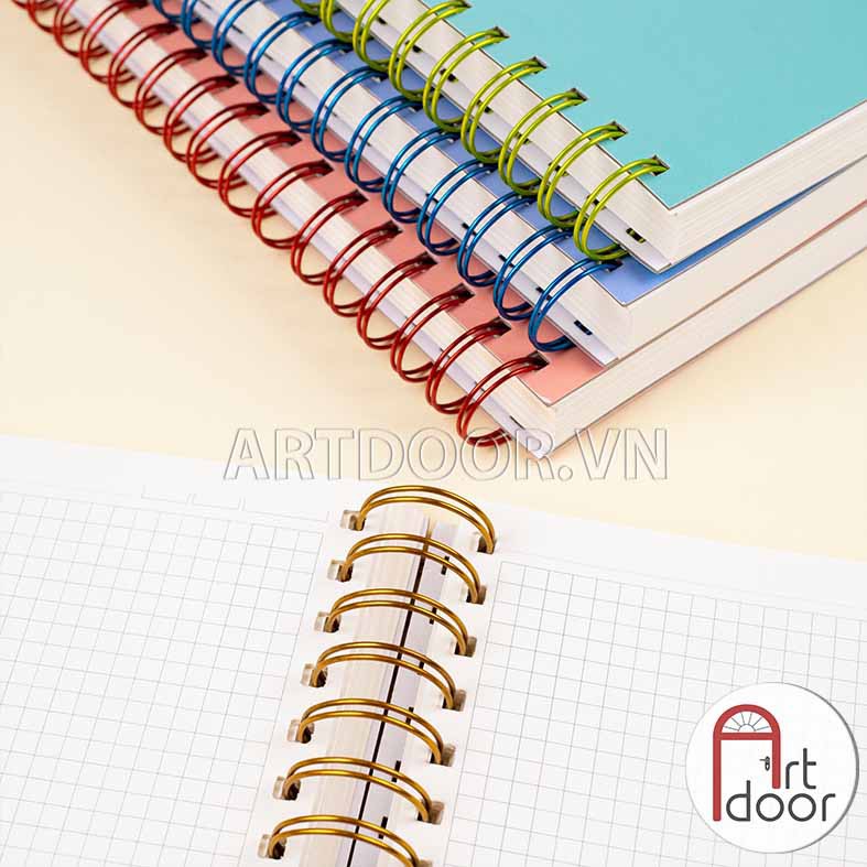 [ARTDOOR] Sổ lò xo DOT B5 làm planner (100 tờ)