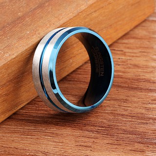 Nhẫn Nam Tungsten cặp đôi thời trang Hàn Quốc