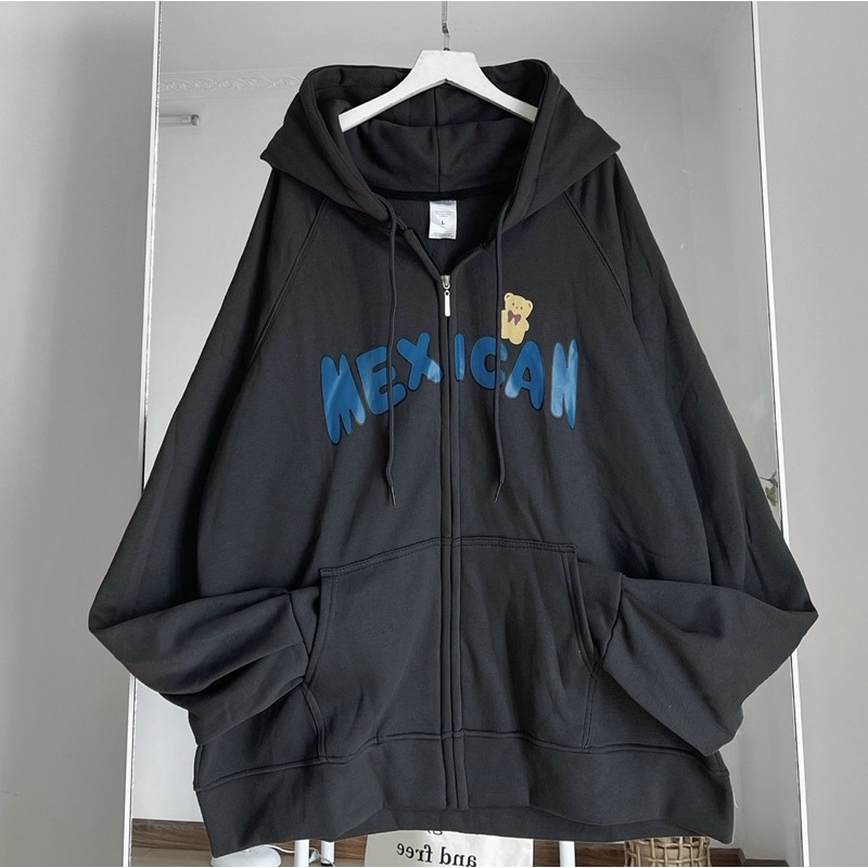 Áo Khoác Hoodie Zip Nam Nữ Unisex MEXICAN Oversize Form Rộng Phong Cách Ulzzang – Nấm Store