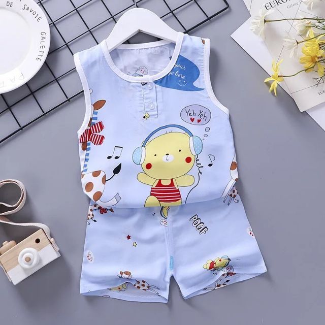 |FAMARAL2 giảm 10k cho đơn 50k|(LINK SỈ)Bộ Ba Lỗ Lanh Quảng Châu Cho Bé(8-20kg)