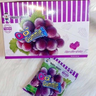Kẹo dẻo trái cây qq gummies taiwan  - vị nho/ vị cam/ dâu/việt quốc 20g