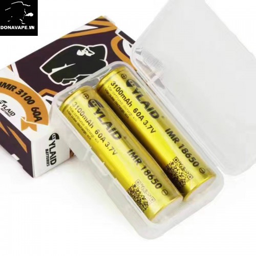 Pin sạc 18650 CYLAID 3100mAh 60A ( Pin vàng)