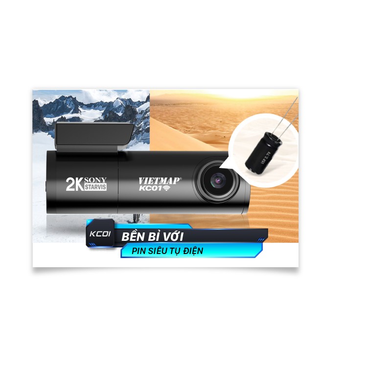 [Miễn Phí Lắp Đặt] Camera Hành Trình Vietmap KC01 CBGT [Kèm Thẻ Nhớ 128Gb] | BigBuy360 - bigbuy360.vn