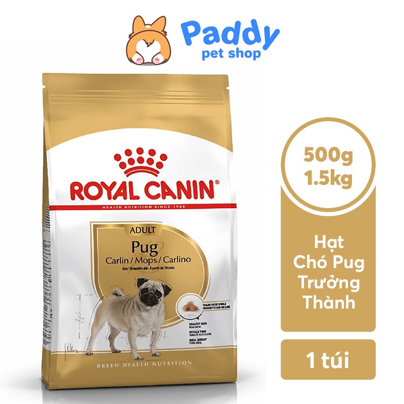  Hạt Royal Canin Pug Adult Cho Chó Pug Trưởng Thành