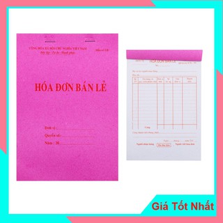 Hóa Đơn Bán Lẻ 1 Liên A5 Loại Đẹp 50 Tờ