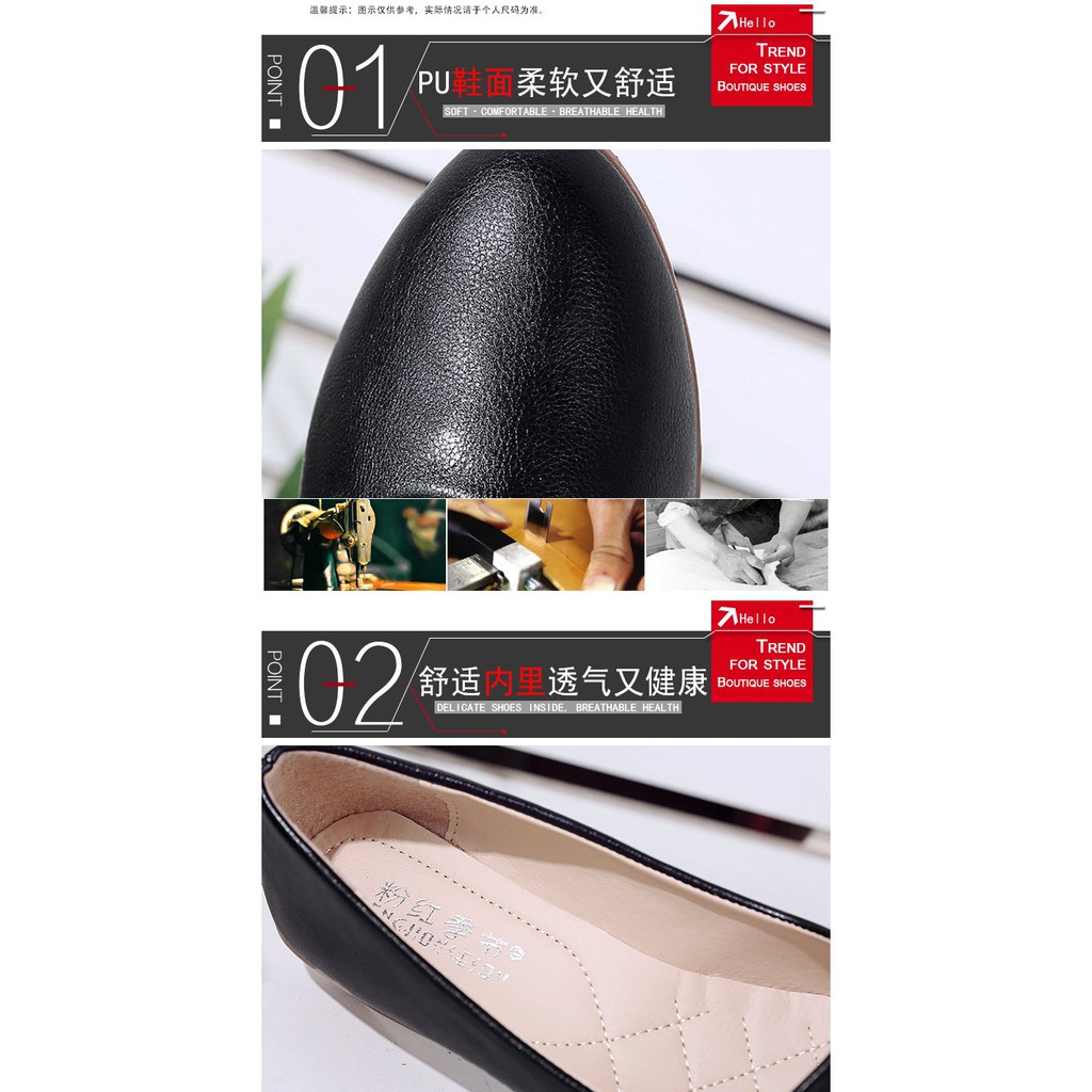 Spring Korean Version Of The Shallow Mouth Flat Bottom Slope With Single Shoes Mother Grandma Shoes Small Leather Shoes