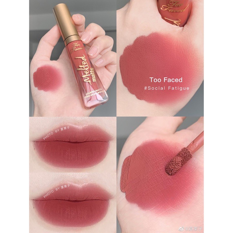 Son kem lì Toofaced fullsize Social Fatigue, Bittersweet, Makin’ Moves