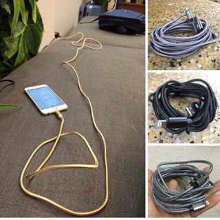 Cáp sạc iphone dây dù 3m