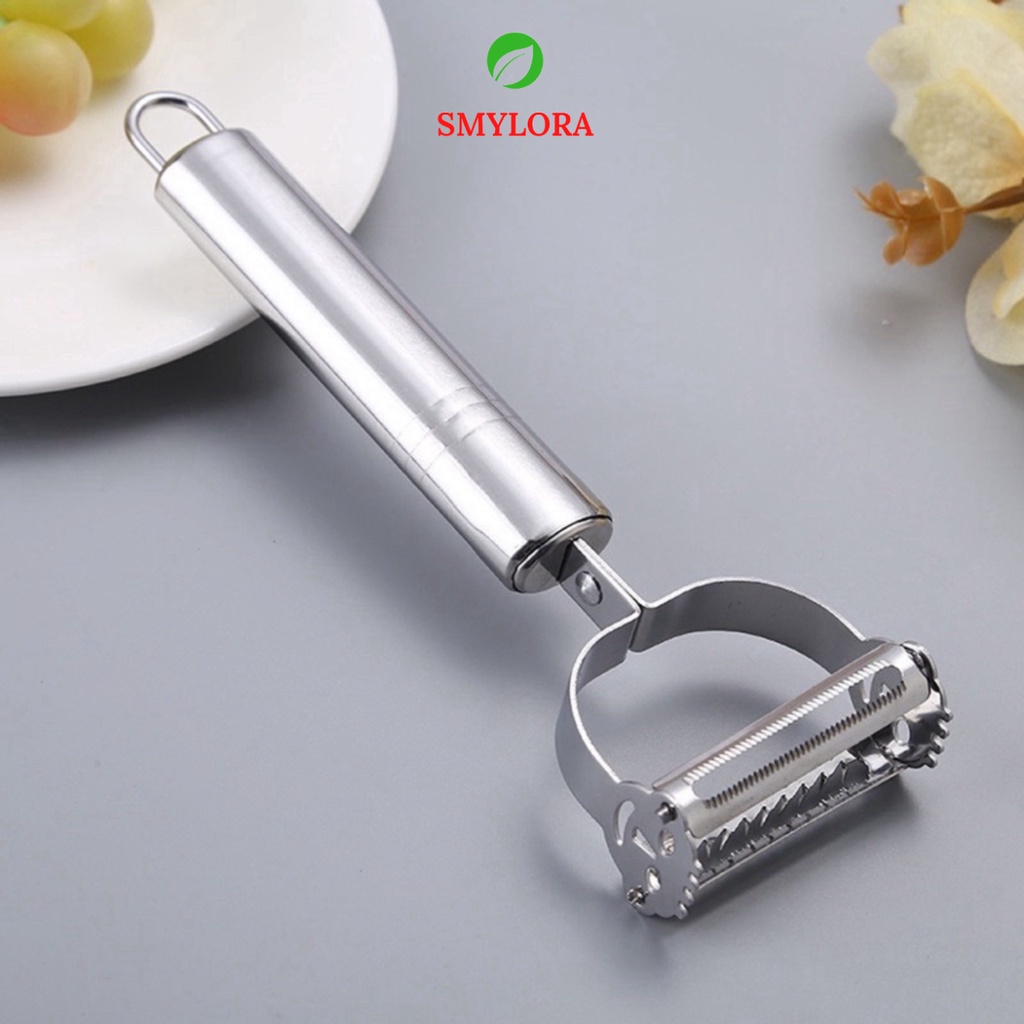 Nạo Rau Củ Inox Cao Cấp Đa Năng, Tiện Dụng Nạo Củ Quả,Bào Sợi,2in1