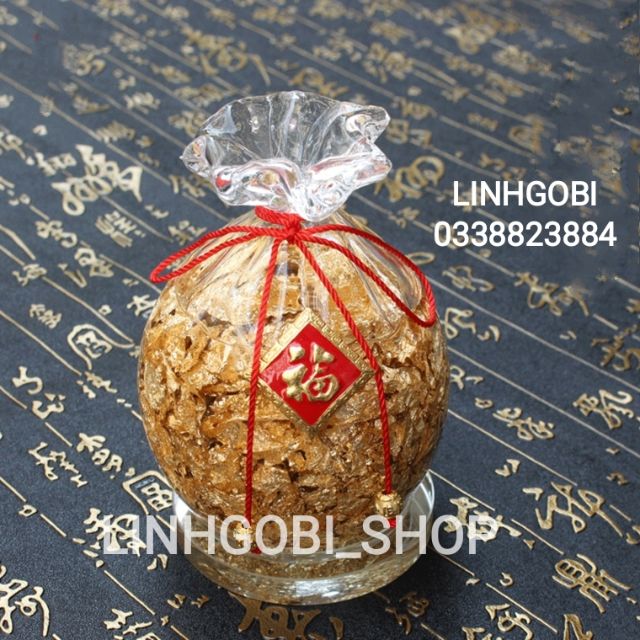 Túi Tiền/thỏi vàng /hồ lô chiêu Tài Lộc bày Ban thần tài