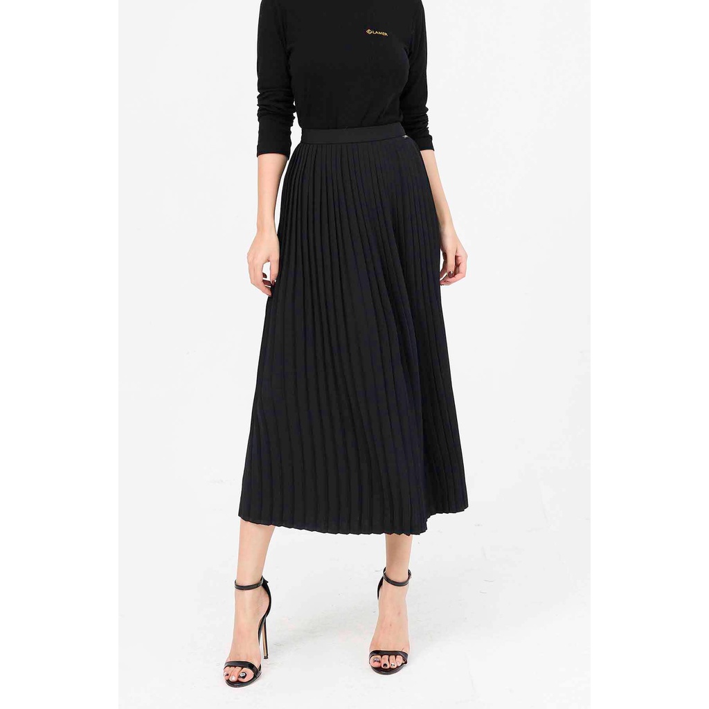 Chân váy nữ dập ly, khóa sườn LAMER L62L20Q025 (nhiều màu) | BigBuy360 - bigbuy360.vn