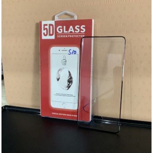 Kính cường lực 5D Xịn cho Galaxy S10/ S10 Plus/ S10E/ S10 5G Full màn hình siêu cứng viền vát 2,5D