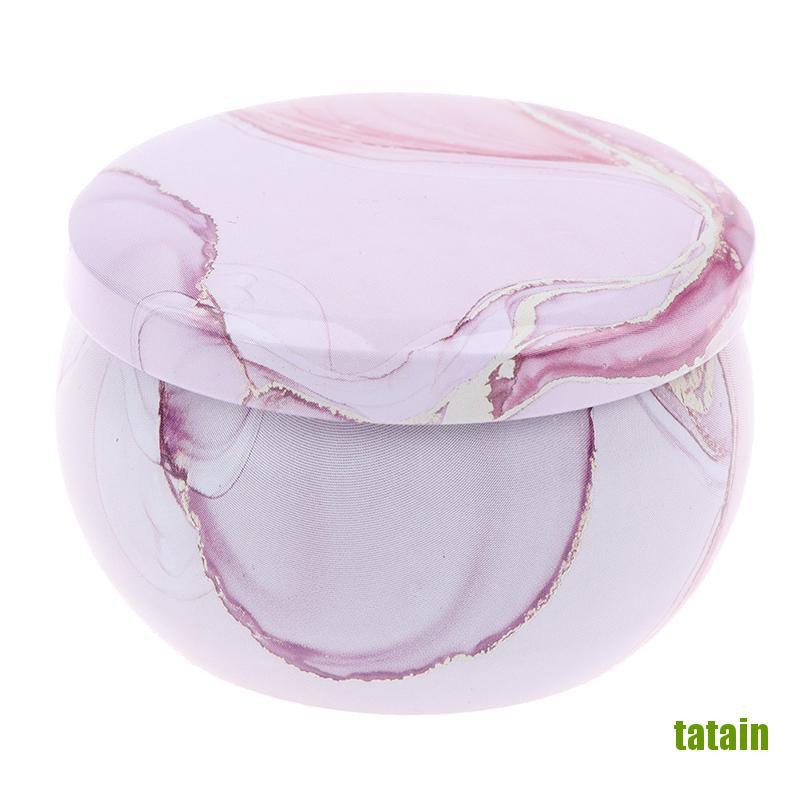 Bộ Hộp Thiếc Đựng Nến / Gia Vị Diy Kèm Giá Đỡ Tiện Dụng