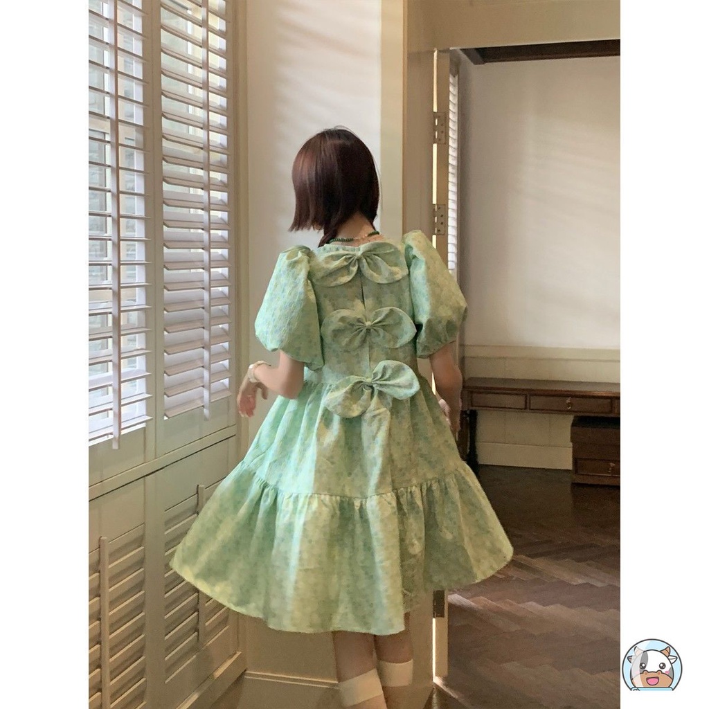 Đầm Xòe Dáng Rộng In Hoa Thời Trang Mùa Hè Dành Cho Nữ