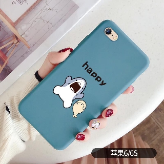 ****ỐP IPHONE NHỰA DẺO CÁ MẬP CUTE - HAPPY