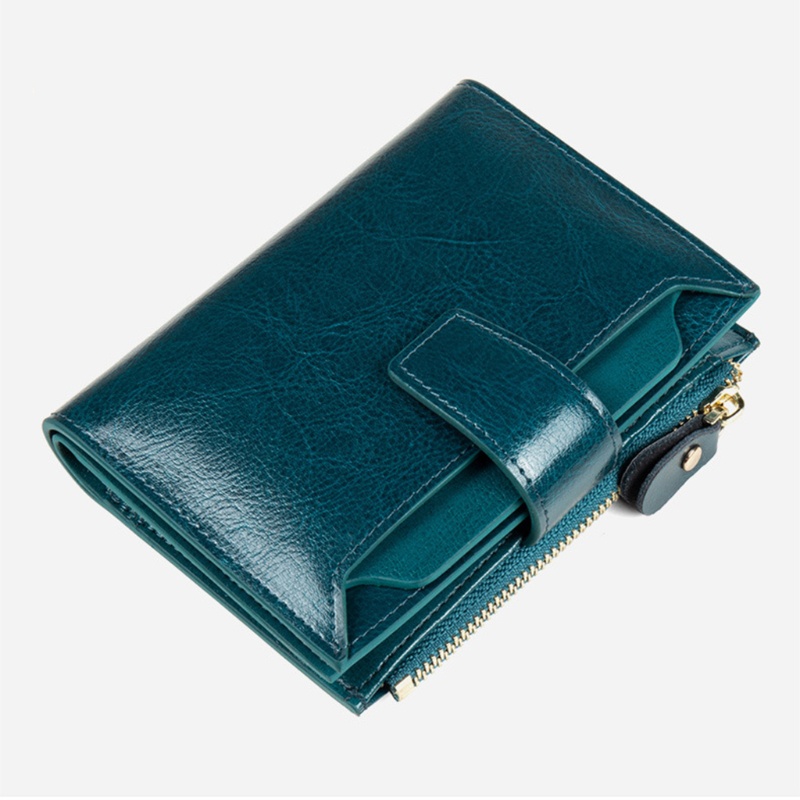 Ví Da Ngắn Chống Trộm Thời Trang Cho Nữ