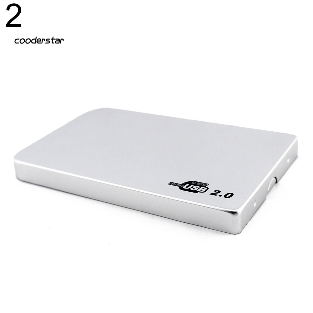 Vỏ Ổ Cứng Ngoài Usb 2.0 Siêu Mỏng Cho 2.5 Inch Sata Hdd Ssd