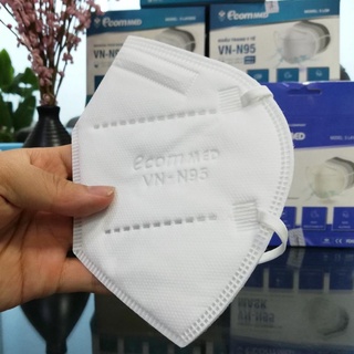 Khẩu Trang N95 EcomMed (Combo 3 Hộp mỗi hộp 10 cái)