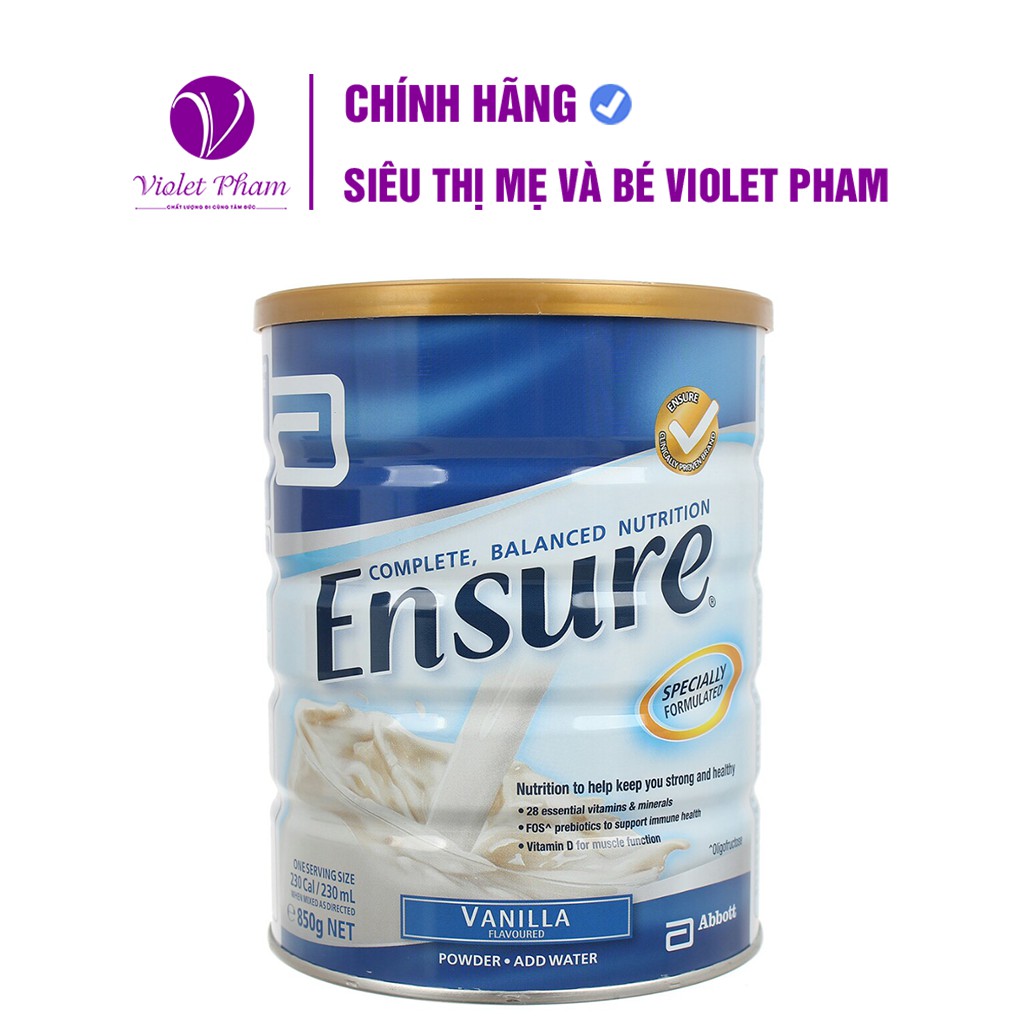 Sữa Ensure hàng Úc 850gr- Violetpham