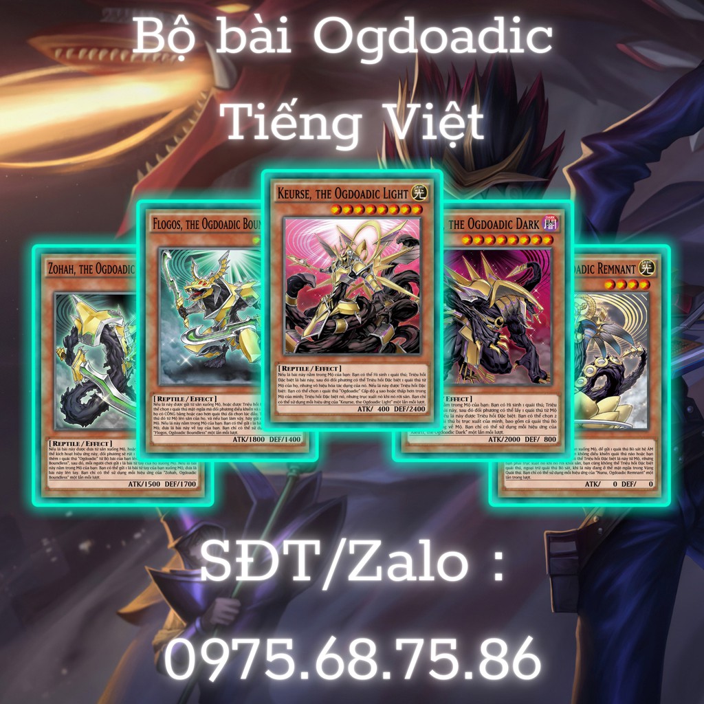 Bài Yugioh Tiếng Việt - Bộ bài Ogdoadic 50 lá