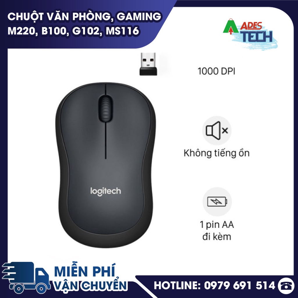 Chuột Văn Phòng, Gaming M220 | B100 | G102 | MS116 Giá Rẻ Chất Lượng Cao - Bảo hành 3 tháng