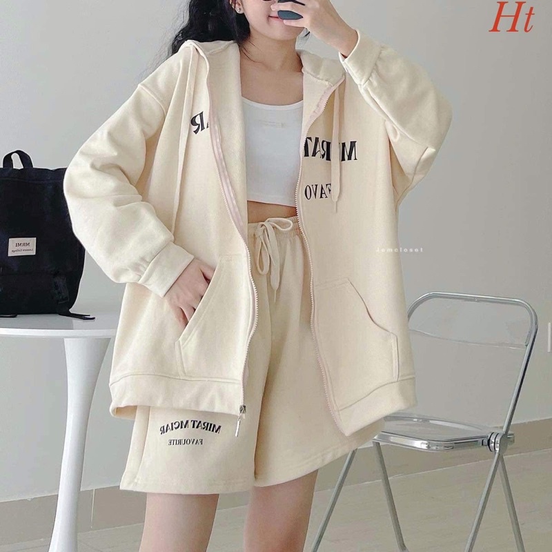 Bộ Mira áo khoác quần đùi H2B368