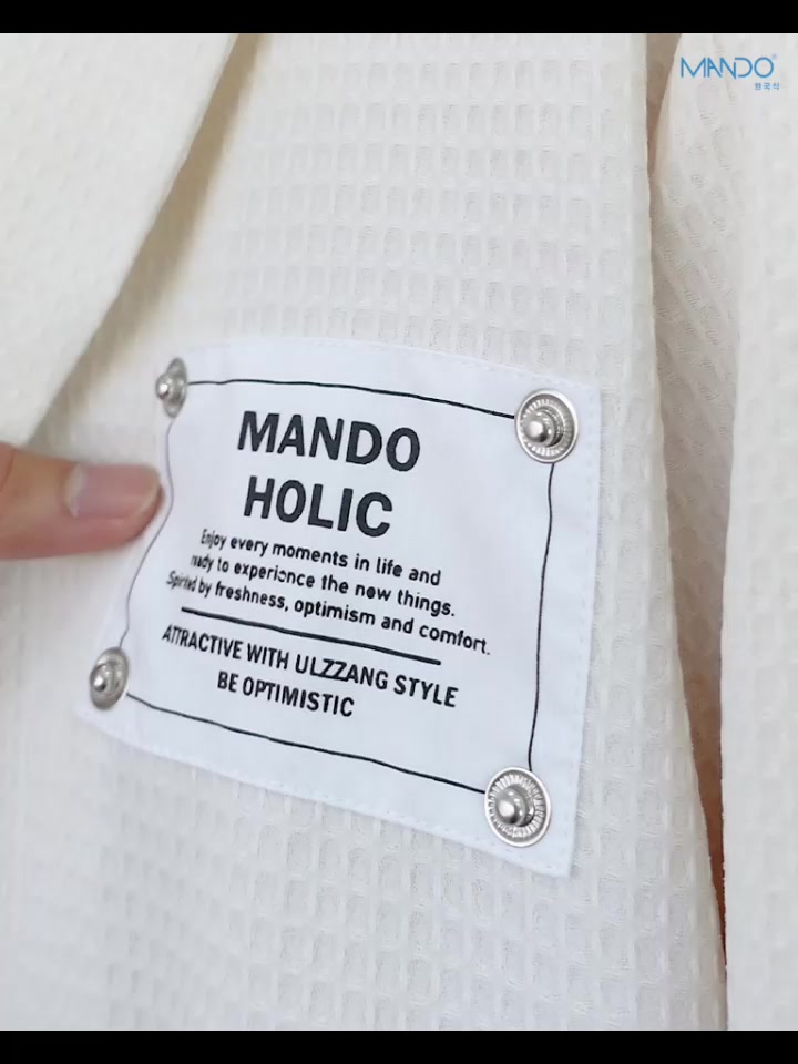 Áo Blazer Dài Tay Nam MANDO Kèm Phụ Kiện Kiểu Dáng Unisex Trẻ Trung Thời Trang Hàn Quốc BLZ005 - BLZ004 | BigBuy360 - bigbuy360.vn