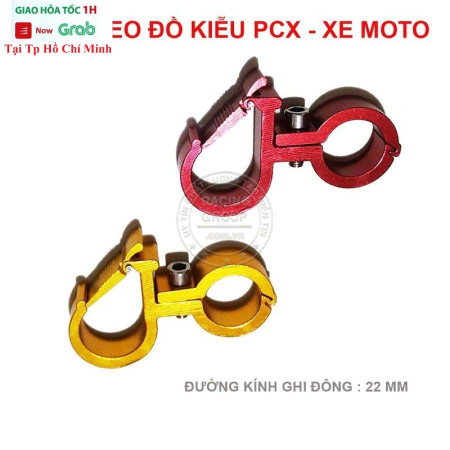 Móc Treo Đồ Xe Máy Cho PCX Gắn Ghi Đông Đủ Màu