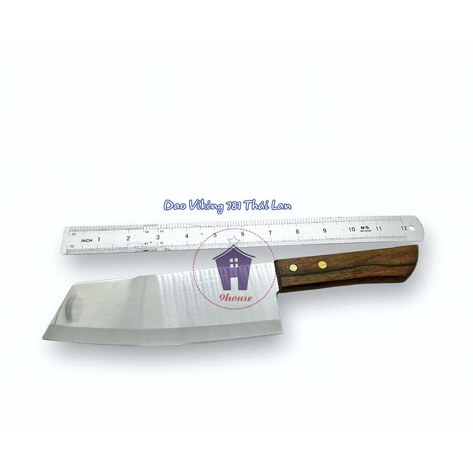 01 Dao Bếp VIKING 781 Cán Gỗ Thái Lan