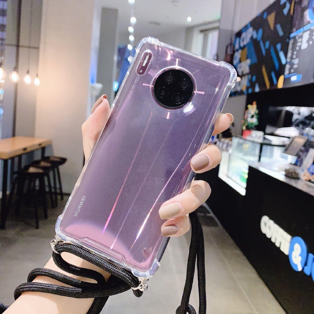 Ốp Điện Thoại Chống Sốc Có Dây Đeo Vai Cho Huawei Nova 7Se 7i 7 5T 4 4e 3i 3 3e 2i