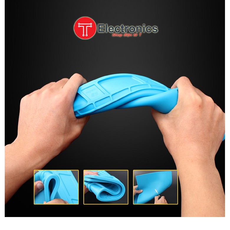 Tấm Silicone Cách Nhiệt-Chống Trượt-Chống Thấm Dùng Sửa Chữa Điện Tử