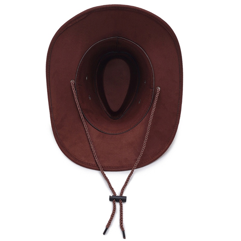 Mũ Cao Bồi Giả Da Phong Cách Cao Bồi Phương Tây