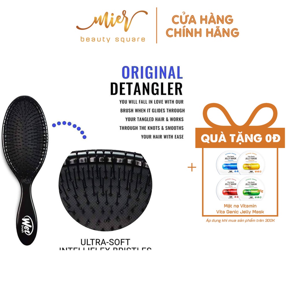 Lược Gỡ Rối Wet Brush Original Detangler Chống Rụng Tóc