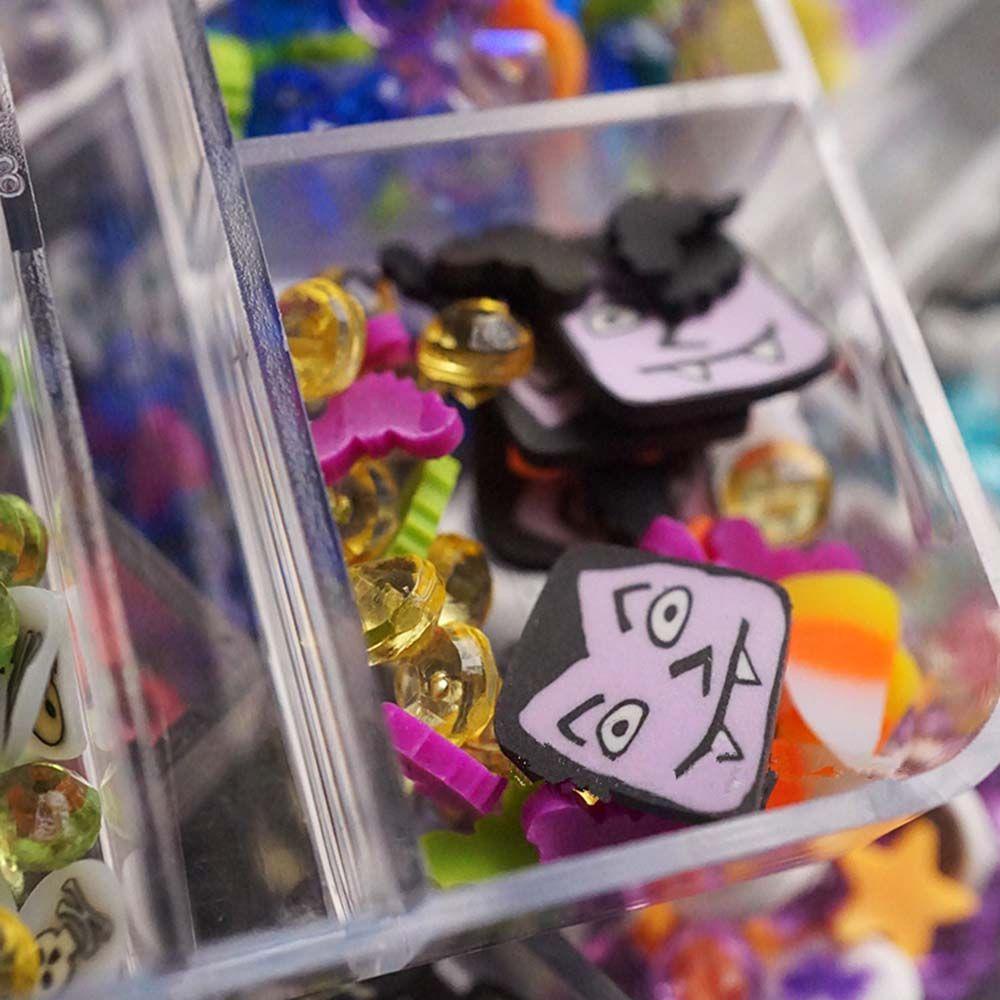 OCEANMAP Miếng Dán Trang Trí Móng Tay 3D Hình Bộ Xương Hoạt Hình Phong Cách Halloween